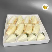 Букет Бананы в шоколаде Шоколадная вуаль