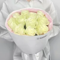 Букет Монобукет из 11 белых роз №3 Букет Монобукет из 11 белых роз №3