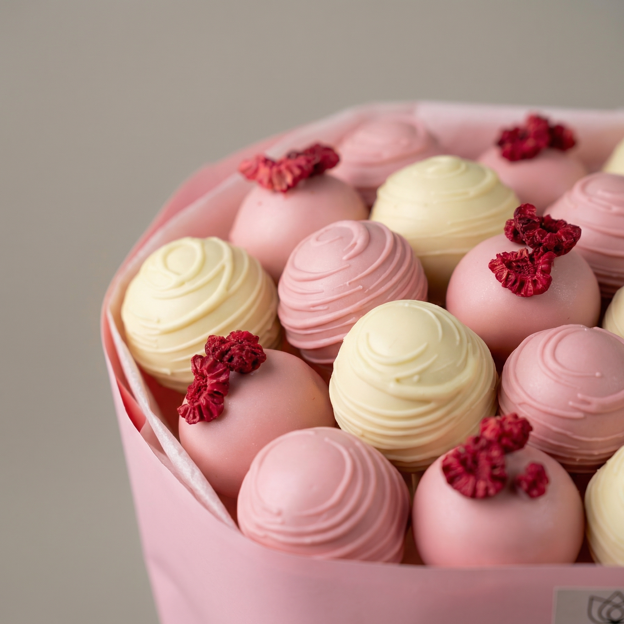 Букет Виноград в шоколаде Розовая пантера