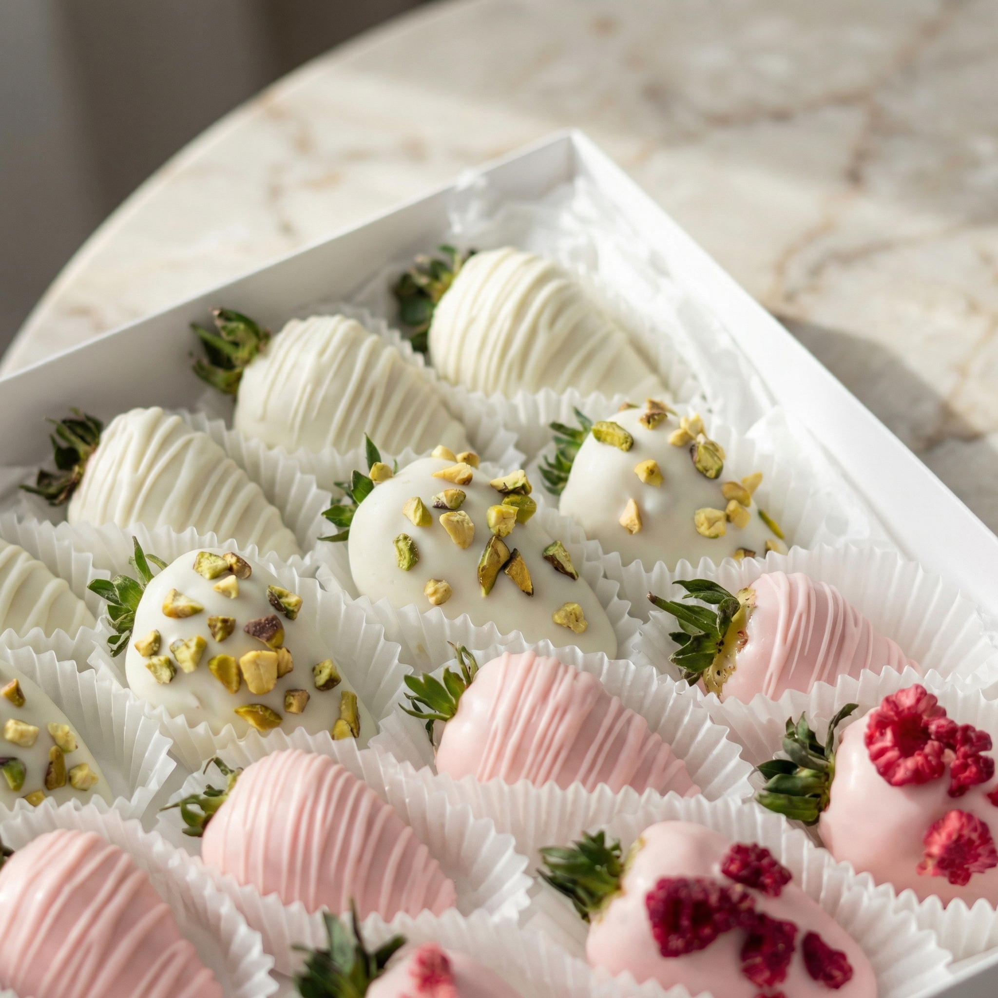 Букет Клубничный прованс