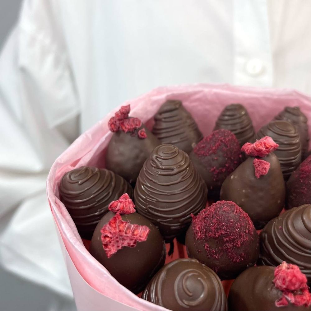 Букет Клубничная симфония